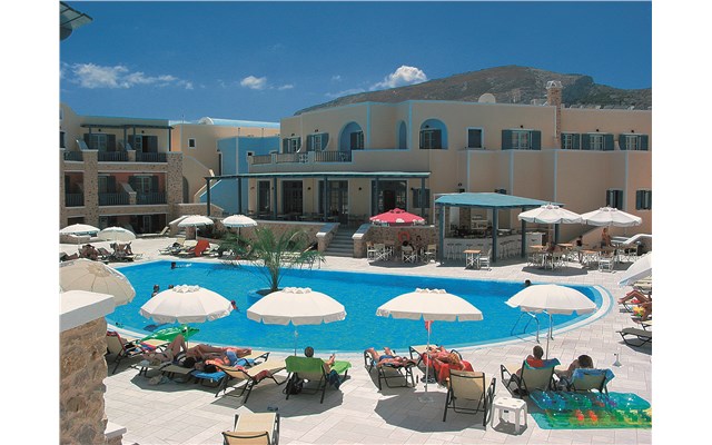 Aegean Plaza Řecko, Santorini, Kamari, Hotel Aegean Plaza, bazén