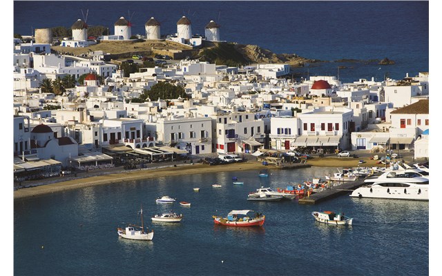 Athény - Santorini - Naxos - Mykonos - Athény 