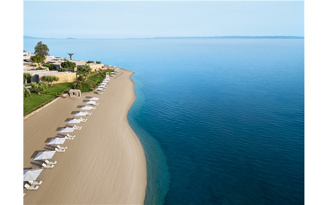 Aerial Beach Deluxe Ikos Olivia