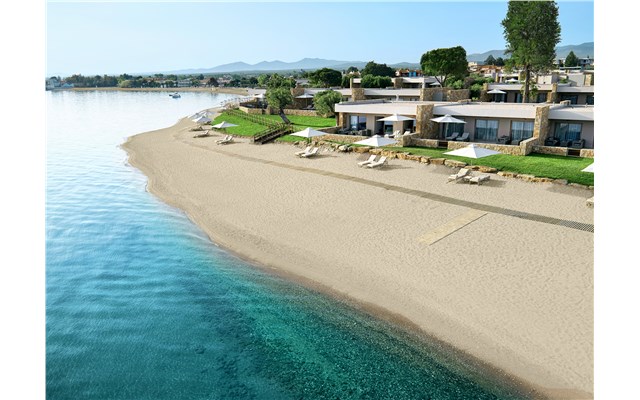 Aerial Deluxe Two Bedroom Suites Beachfront1 Ikos Olivia