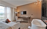 Miraggio Thermal Spa Resort Halkidiki - Miraggio Duplex Deluxe Master Bedroom - Miraggio Thermal SPA and Resort