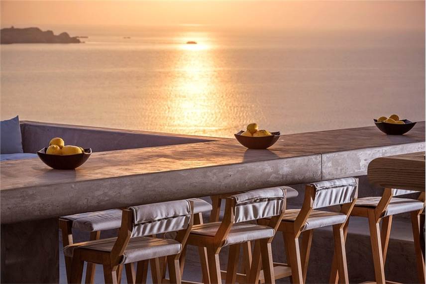 Řecko hotel Boheme, Mykonos, bar Boheme