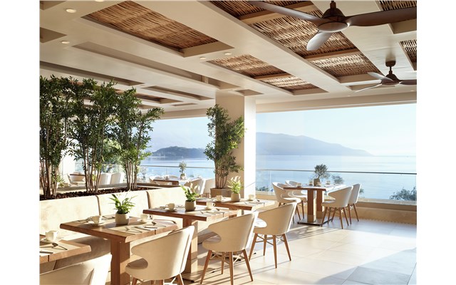Flavors Main Restaurant Sea Ikos Dassia