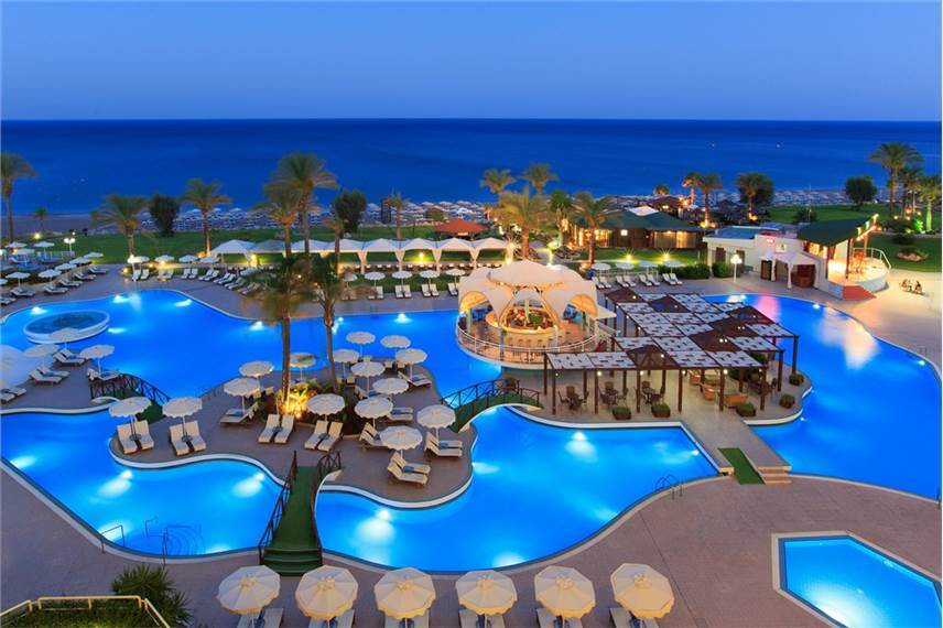 Rodos Palladium hotel Rhodes - venkovní bazény - Rodos Palladium Leisure and Wellness