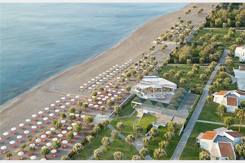 Grecotel dama dama rhodes - pláž Grecotel Lux.Me Dama Dama