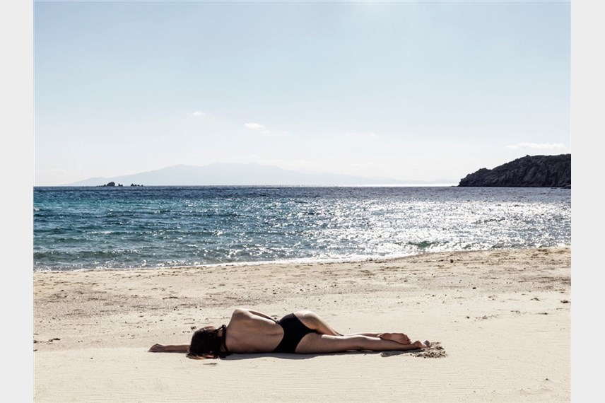 Nomad Mykonos, Kalo Livadi, Greece, pláž Nomad Mykonos