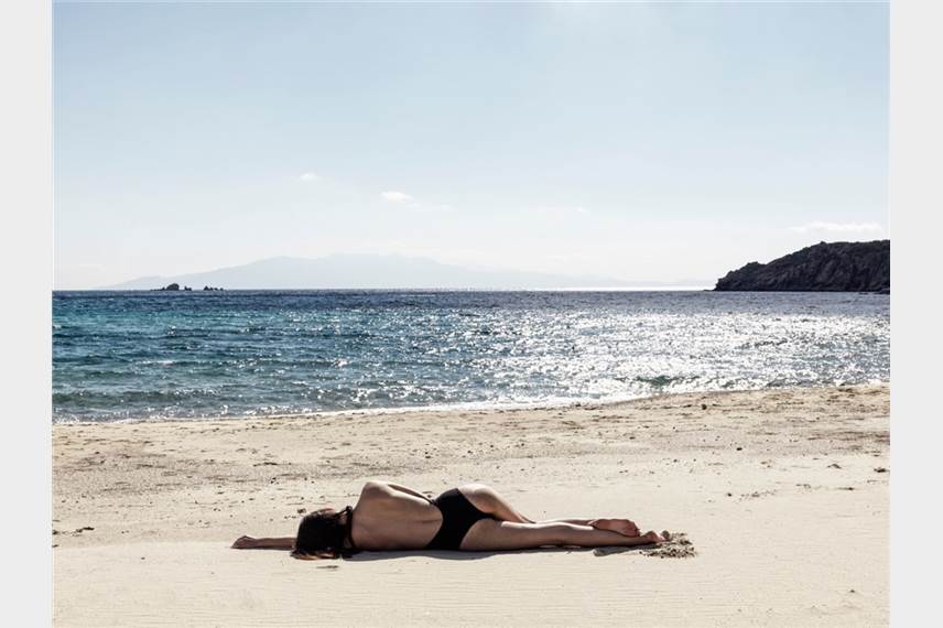Nomad Mykonos, Kalo Livadi, Greece, pláž Nomad Mykonos