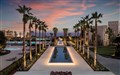 Palm Lake Boulevard Close Up Sunset Ikos Andalusia