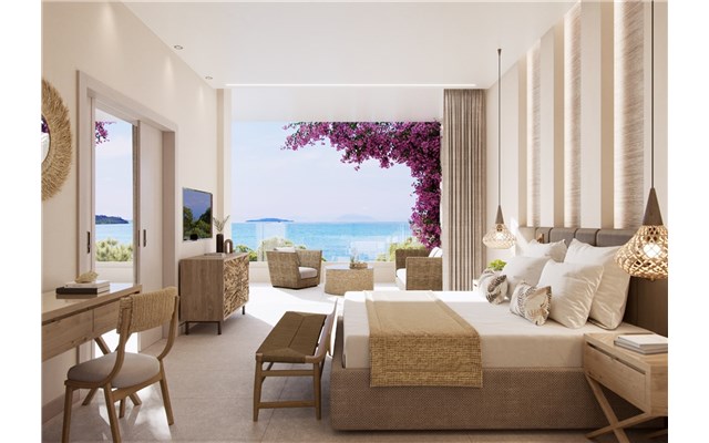 One Bedroom Bungalow Suite Balcony Sea View Ikos Odisia