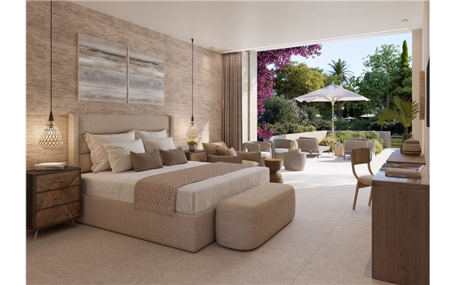 Superior Double Room Private Garden Garden View Ikos Odisia