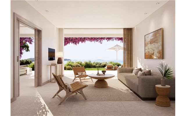 Deluxe Two Bedroom Suite Private Garden Sea View Ikos Odisia