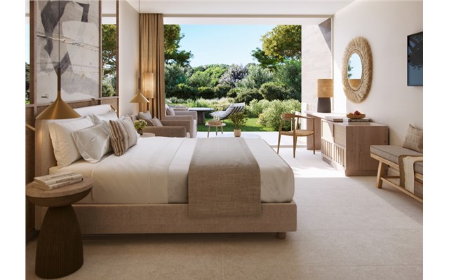 Family Room Private Garden Garden View Ikos Porto Petro