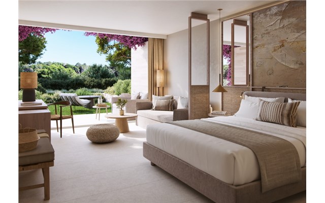 Junior Suite Private Garden Garden View Ikos Porto Petro