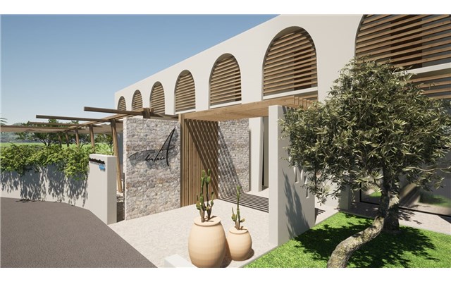 Absolute Kiotari Resort, Rhodos, Greece, Entrance Absolute Kiotari Resort