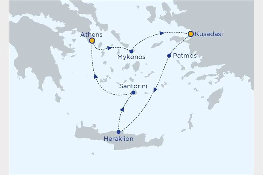  Iconic Aegean - 4 řecké ostrovy a Turecko - 4denní plavba
