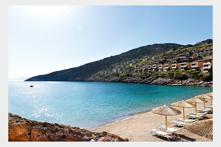 Pláž hotel Daios Cove Kréta Daios Cove