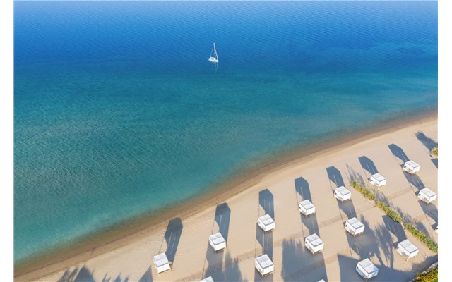 Beach Aerial 01 Ikos Olivia