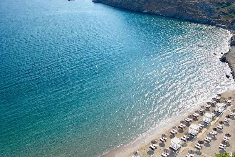 Pláž Kallithea Rhodos