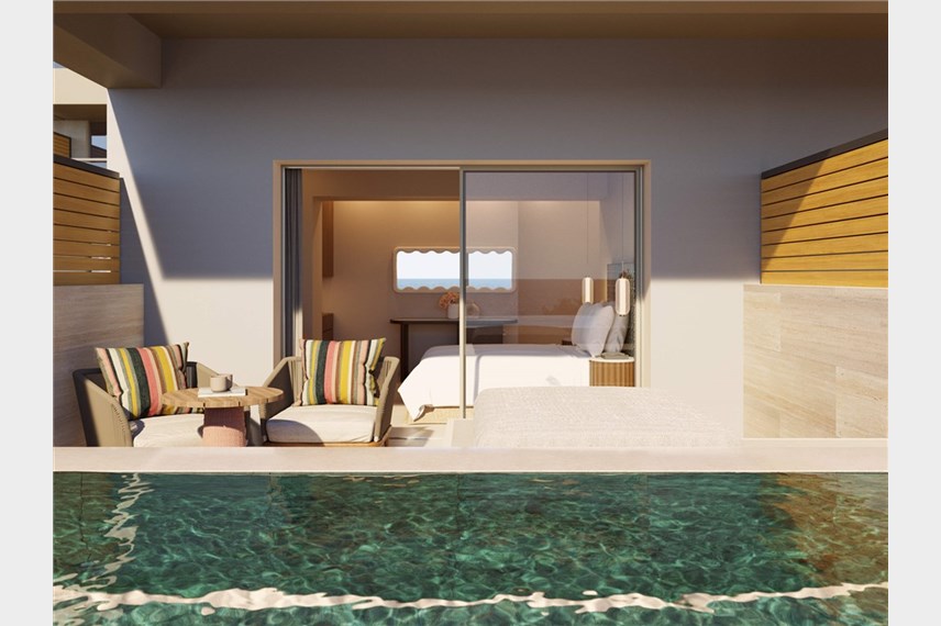 Avali marbella hotel korfu, dvoulůžkový pokoj s privátním bazénem - Avali, Mar-Bella Collection