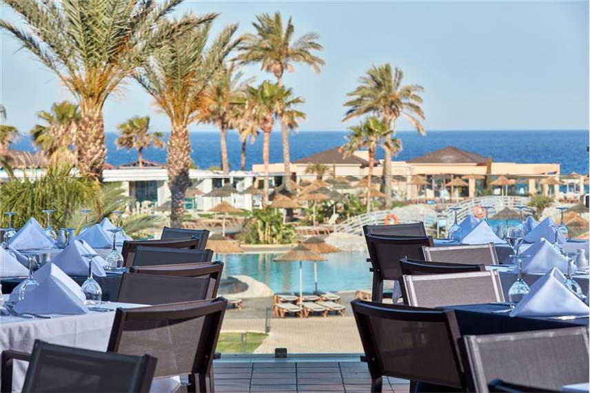 Thalassa_Dining Room and Al Fresco Terrace Atlantica Aegean Blue