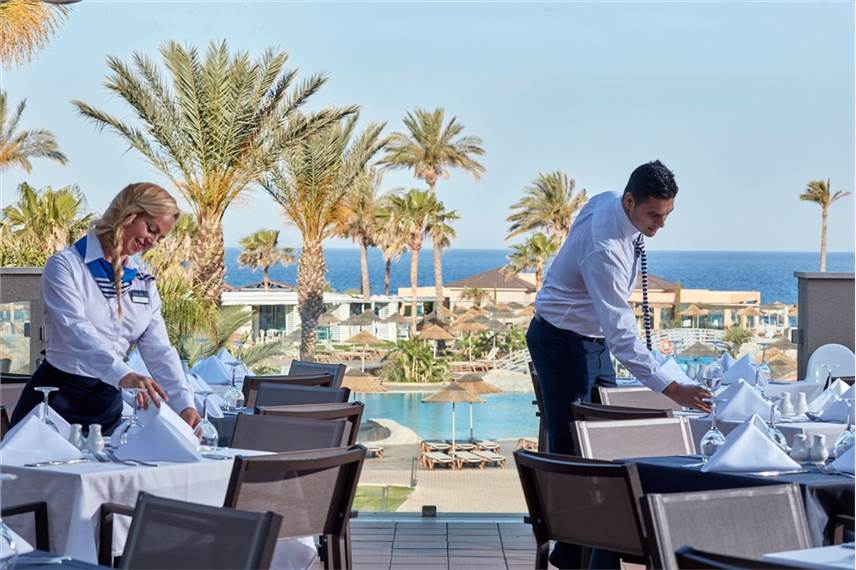 Atlantica aegean blue hotel rhodes - Thalassa Dining Room and Al Fresco Terrace - Atlantica Aegean Blue
