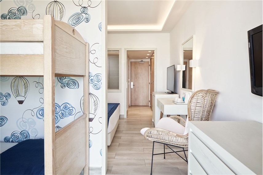 Hotel atlantica aegean blue rhodes - Family Room Sea View - Atlantica Aegean Blue