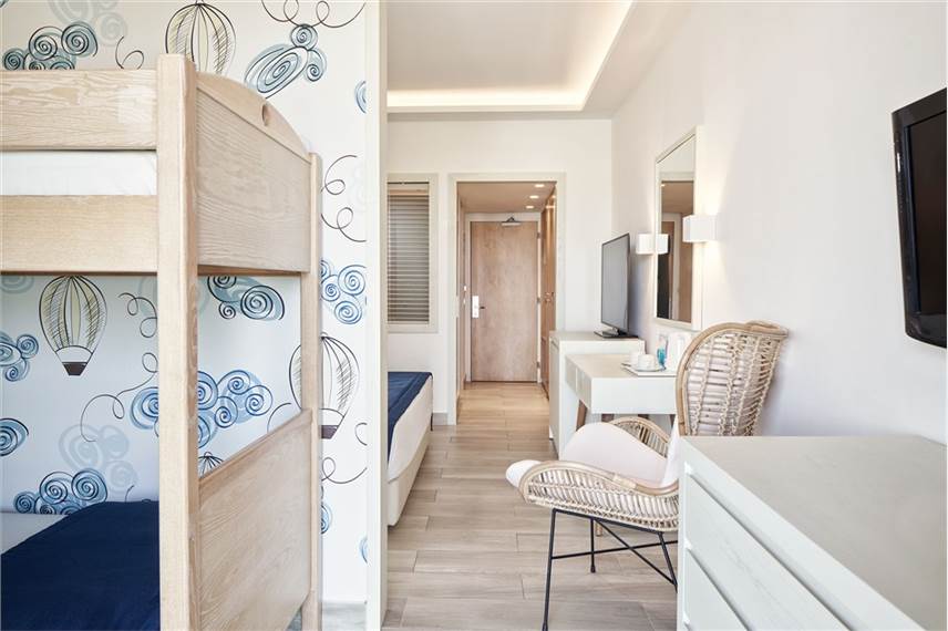Hotel atlantica aegean blue rhodes - Family Room Sea View - Atlantica Aegean Blue