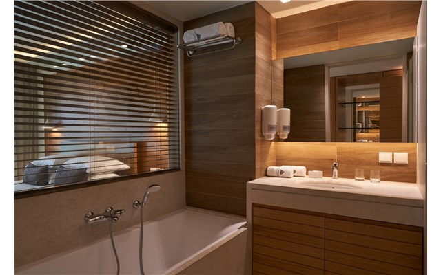 Atlantica aegean blue hotel rhodes greece - Premium Double Room Swim Up Inland View I Bathroom - Atlantica Aegean Blue