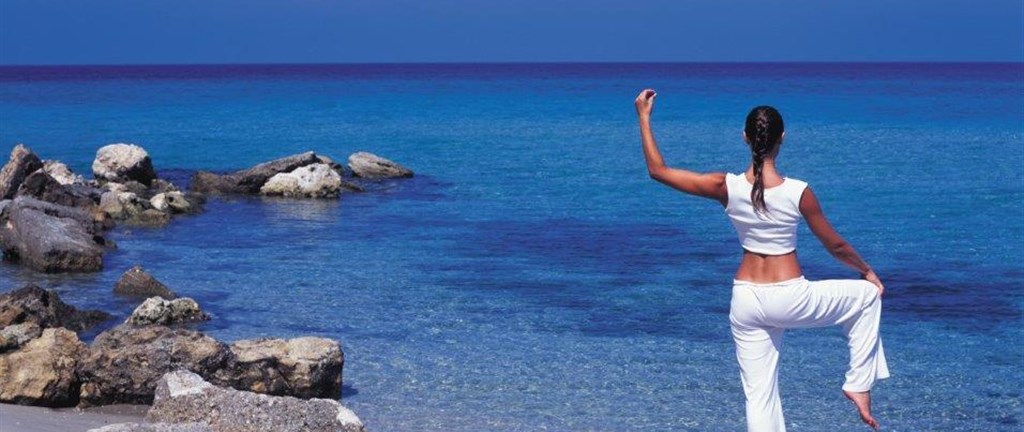 Joga na pláži - Chalkidiki