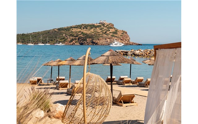 Sunset at cape sounio - Cape Sounio a Grecotel Resort to Live