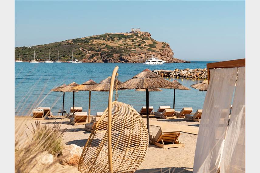 Sunset at cape sounio - Cape Sounio a Grecotel Resort to Live
