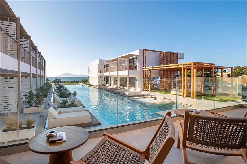 Kos hotel Paralos Kyma Dunes, bar u bazénu - Paralos Kyma Dunes