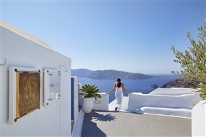 Písečná pláž v Řecku