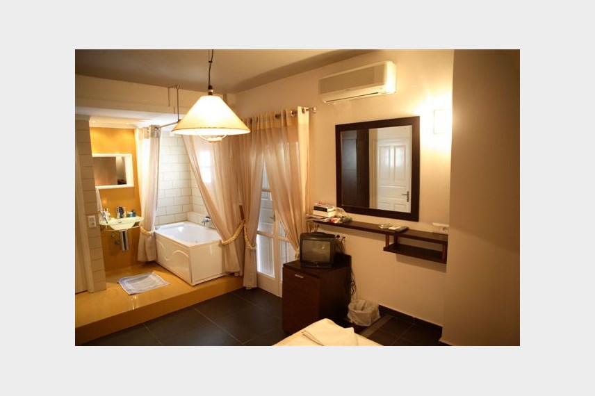 Řecko, Santorini, Kamari, Hotel Argo, interiér Argo