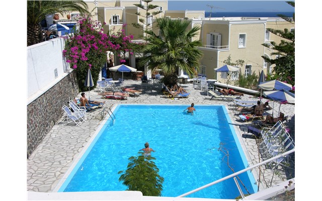 Argo Řecko, Santorini, Kamari, Hotel Argo, bazén