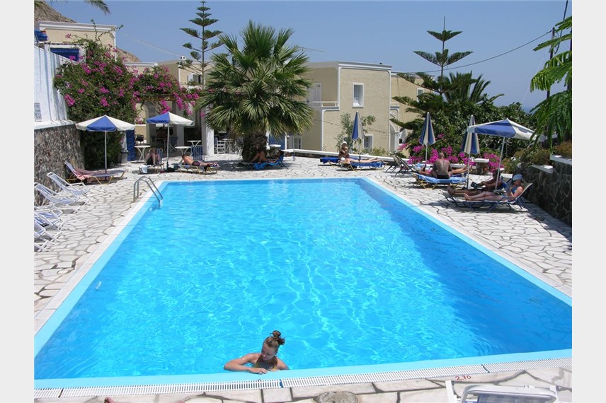 Řecko, Santorini, Kamari, Hotel Argo, bazén Argo