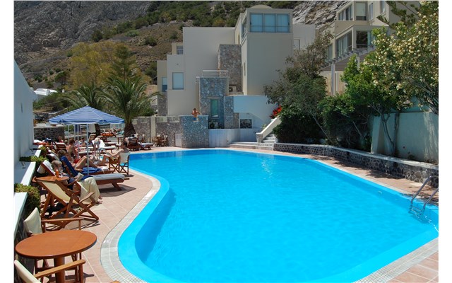 Antinea Suites and SPA Řecko, Santorini, Kamari, Hotel Antinea, bazén