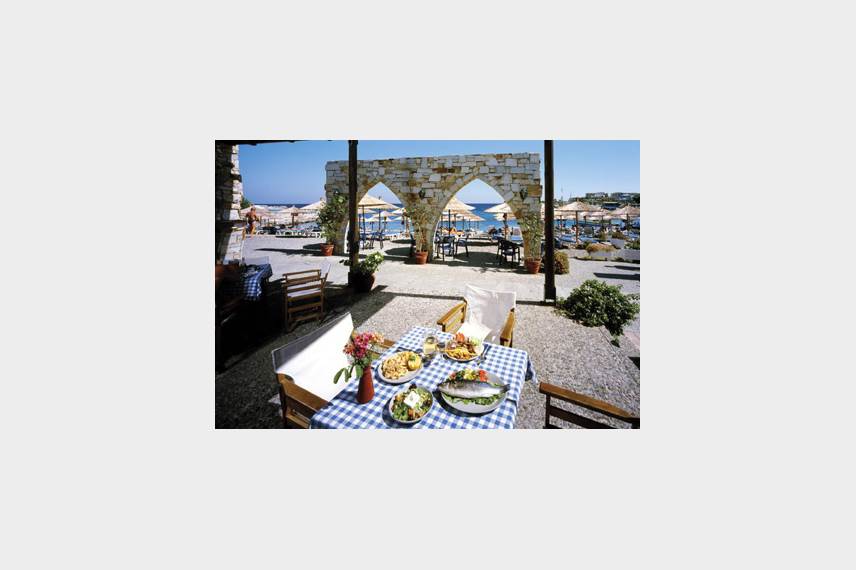 Řecko, Rhodos, Kallithea, Hotel Eden Roc, taverna Eden Roc