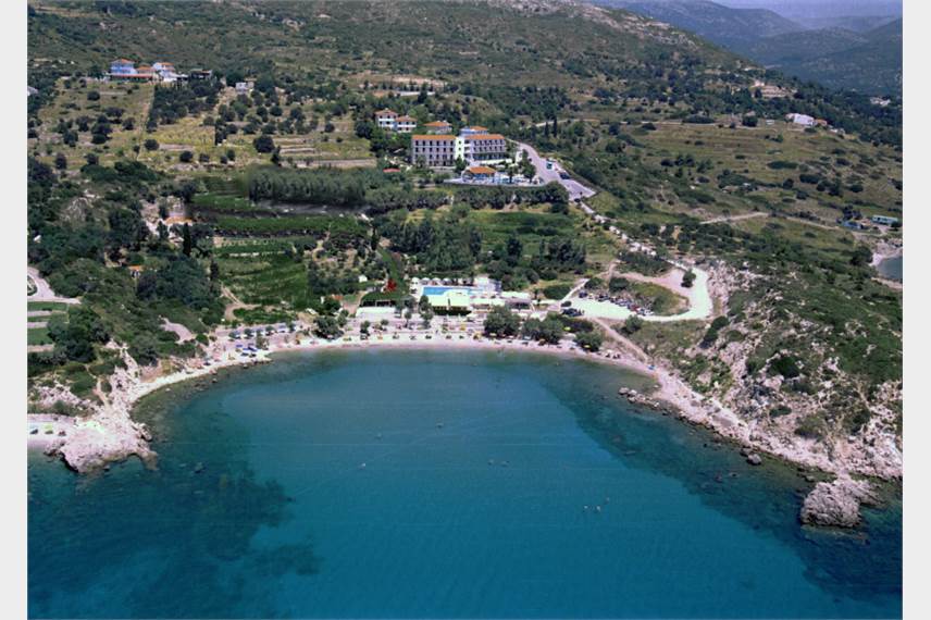 Řecko, Samos, Pythagorion, Hotel Princessa, záliv Princessa