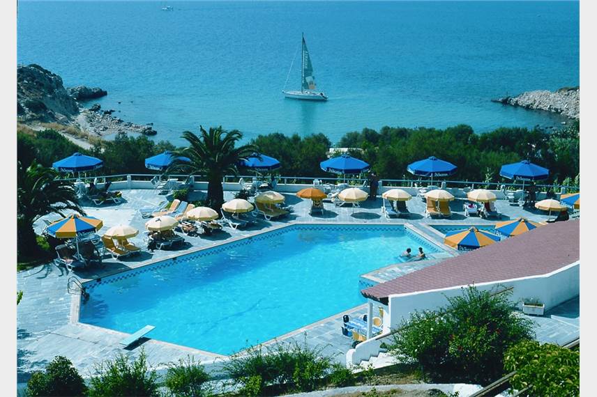Řecko, Samos, Pythagorion, Hotel Princessa, bazén Princessa