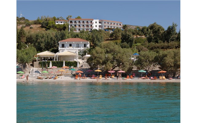 Princessa Řecko, Samos, Pythagorion, Hotel Princessa, pláž