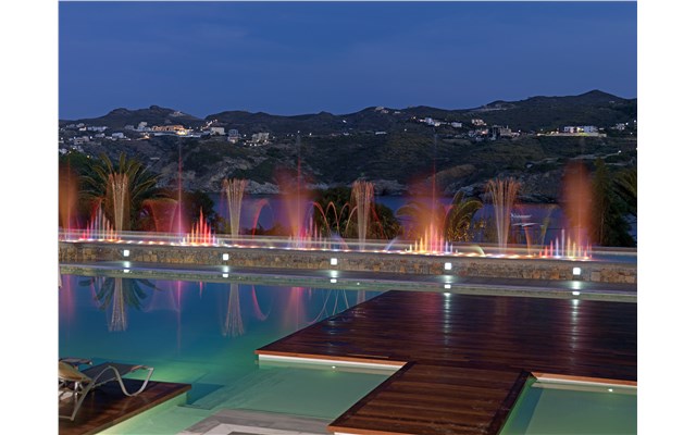 Out of the Blue Capsis Elite Resort / Crystal Energy / Lifestyle collection Řecko, Kréta, Agia Pelagia, Hotel Capsis Out of the Blue Crystal Energy, fontána