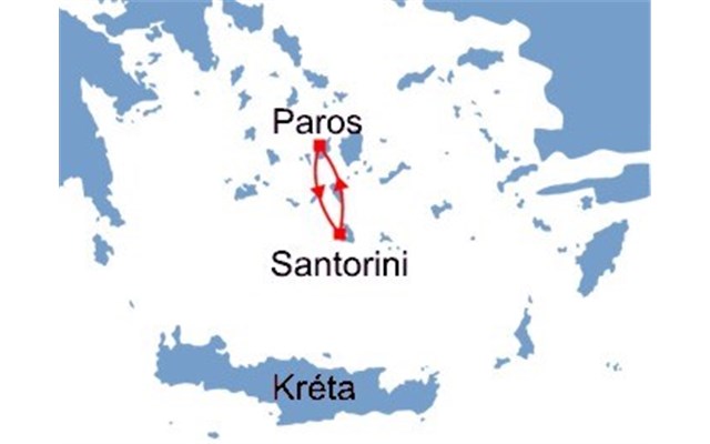 Santorini - Naxos 