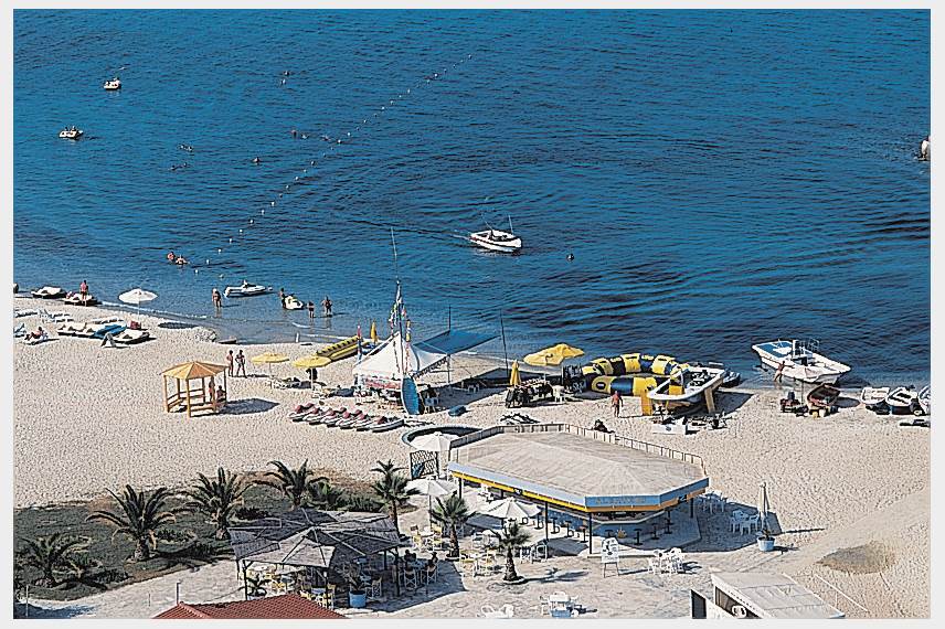 Řecko, Chalkidiki, Kallithea, Hotel Athos Palace, pláž Athos Palace