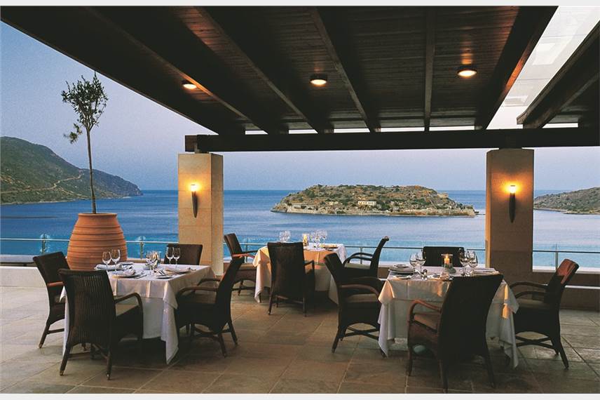 Řecko, Kréta, Elounda, Hotel Blue Palace, restaurace Blue Palace Resort and Spa