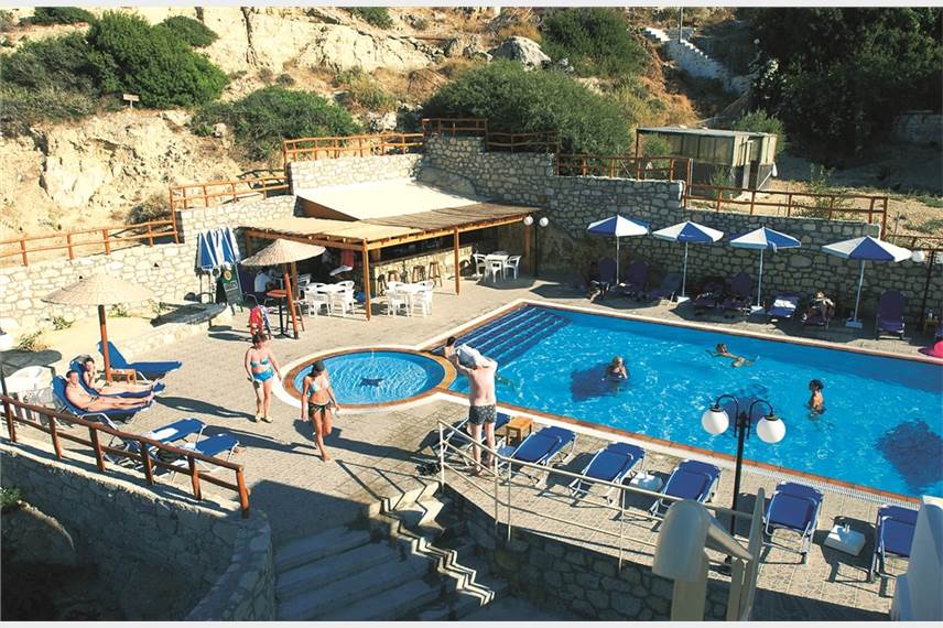 Řecko, Kréta, Matala, Hotel Zafiria, bazén Zafiria