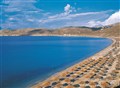 Řecko, Mykonos, Agios Ioannis, Hotel Mykonos Grand and Resort, pláž