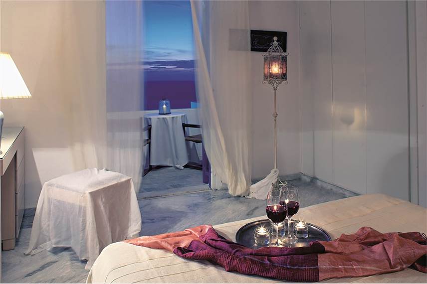 Řecko, Mykonos, Město Mykonos, Hotel Porto Mykonos, pokoj Porto Mykonos