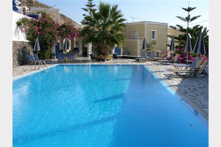 Řecko, Santorini, Kamari, Hotel Argo, bazén Argo
