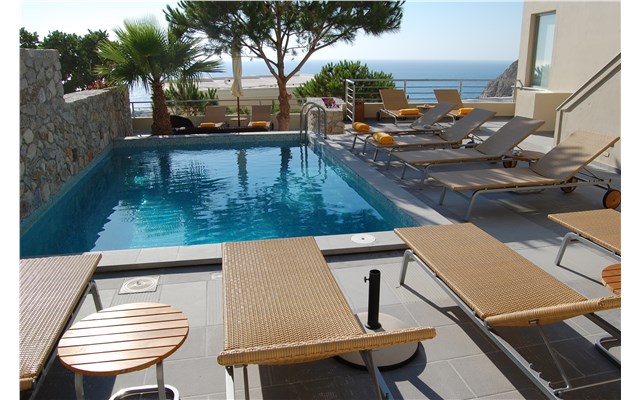 Antinea Suites and SPA Řecko, Santorini, Kamari, Hotel Antinea